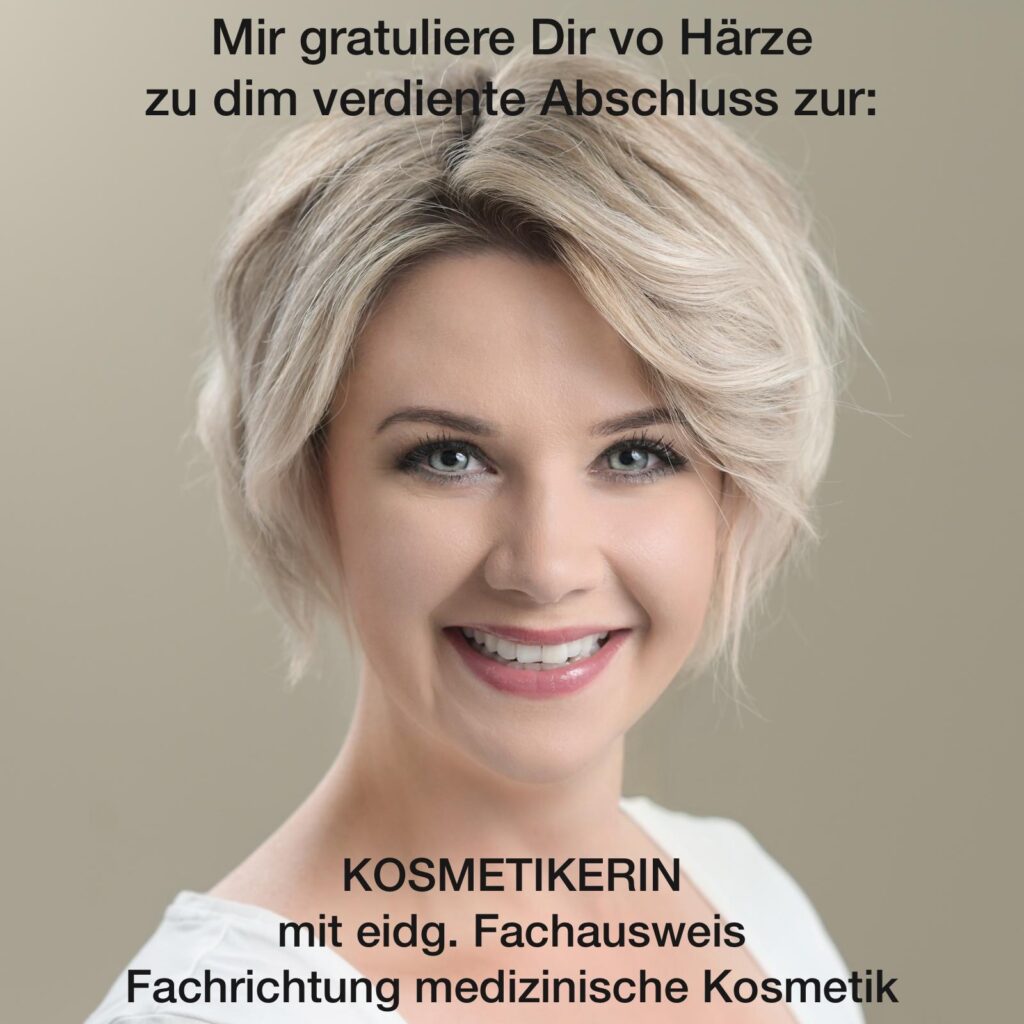 Kosmetikerin mit eidg. Fachausweis